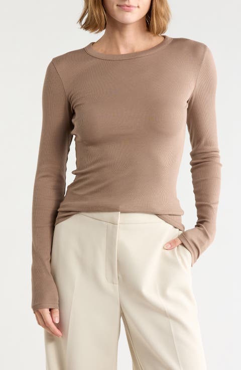 Everyday Stretch Pima Cotton Ribbed T-Shirt