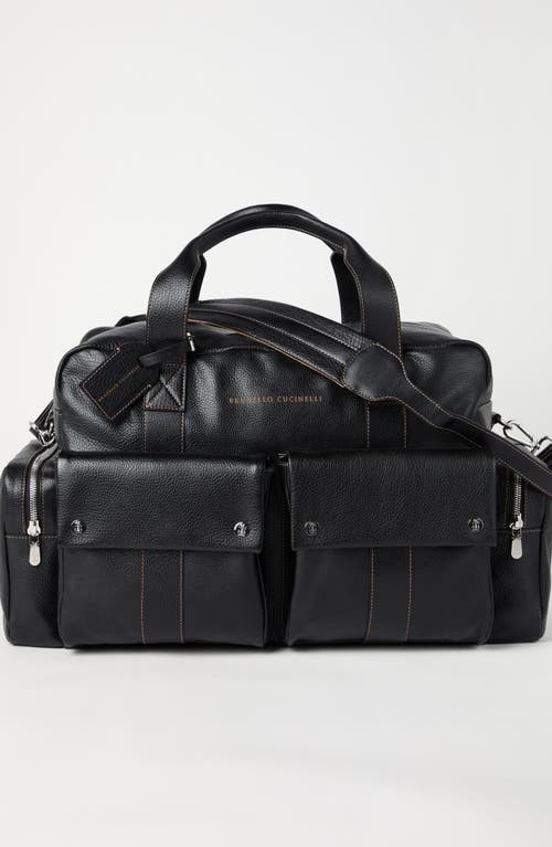 Brunello Cucinelli Leisure Bag In Black