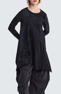 LUUKAA Melantha Abstract Burnout Tunic
