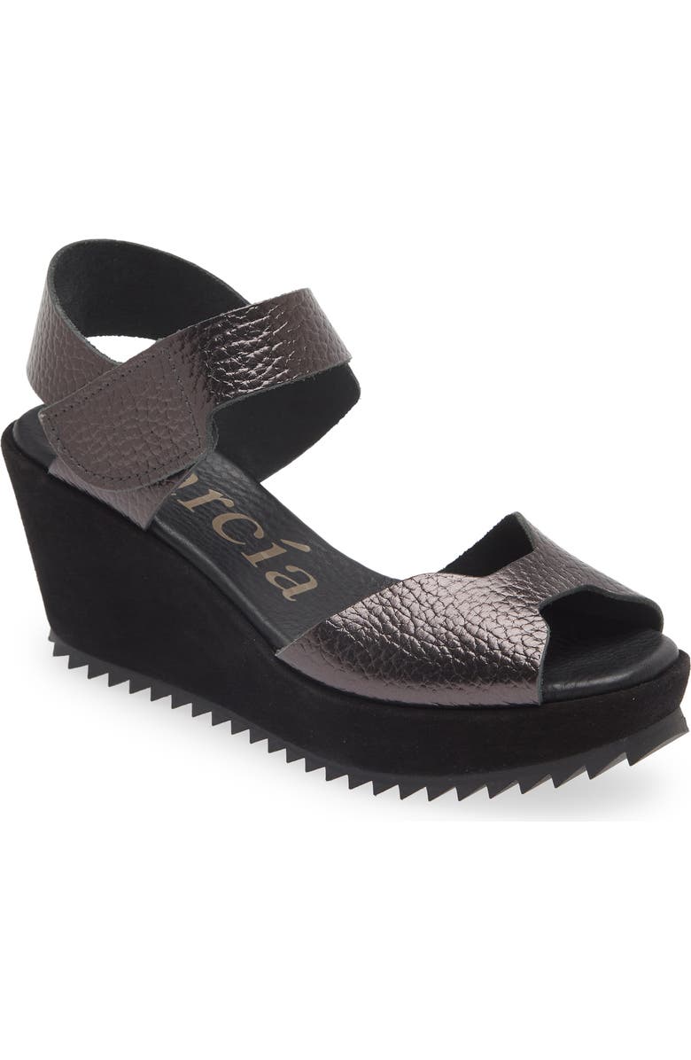 Pedro Garcia Fama Platform Wedge Sandal, Main, color,