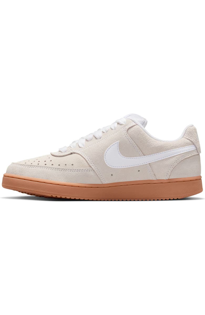 Nike Court Vision Low Sneaker, Alternate, color, White/ Black/ Brown