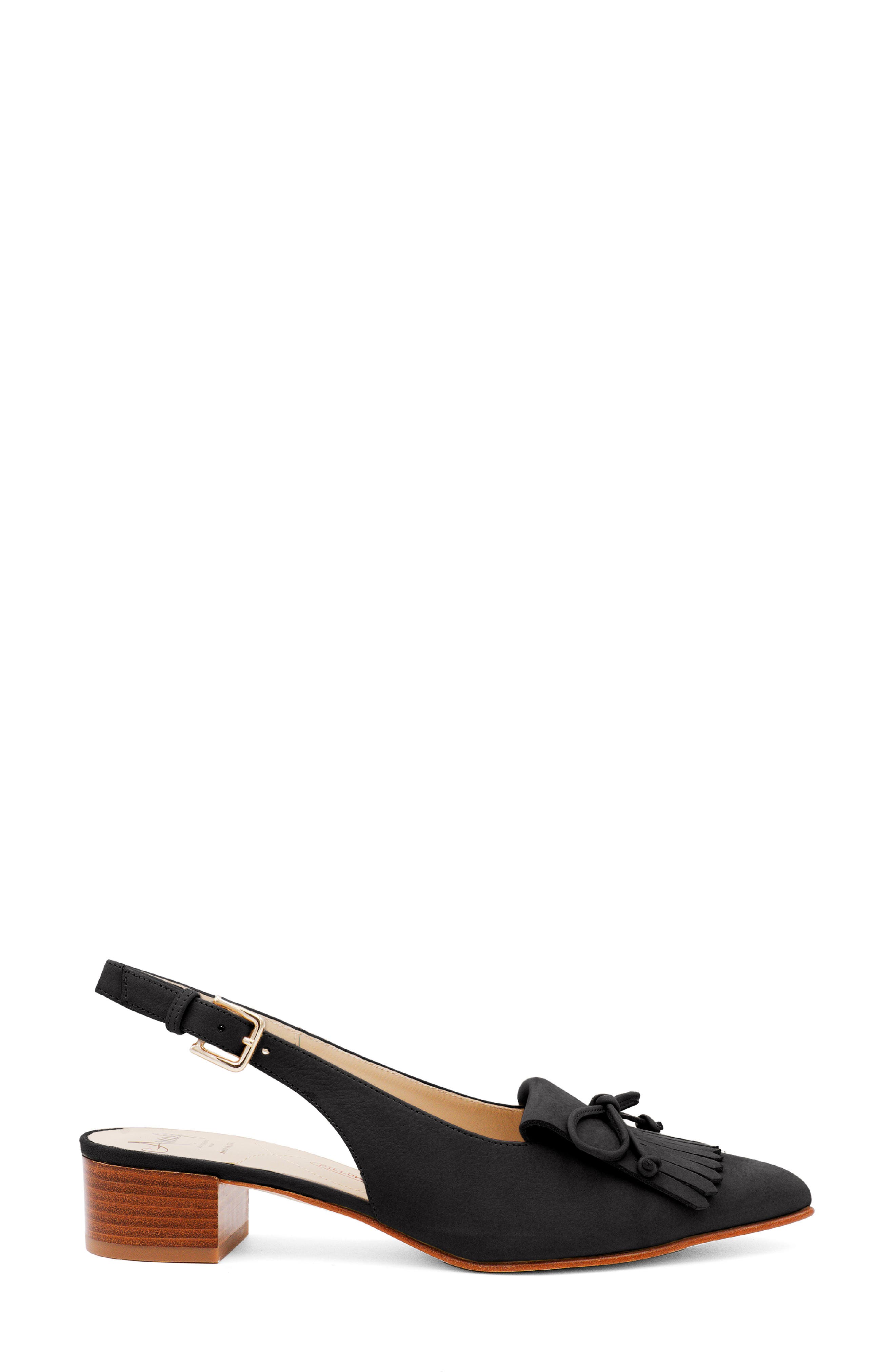 Amalfi by Rangoni Aguglia Slingback Pump, Alternate, color, Nero Long Beach