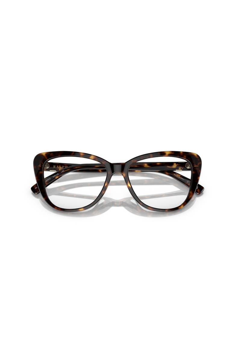 Ralph Lauren 52mm Cat Eye optical glasses, Alternate, color, Tortoise