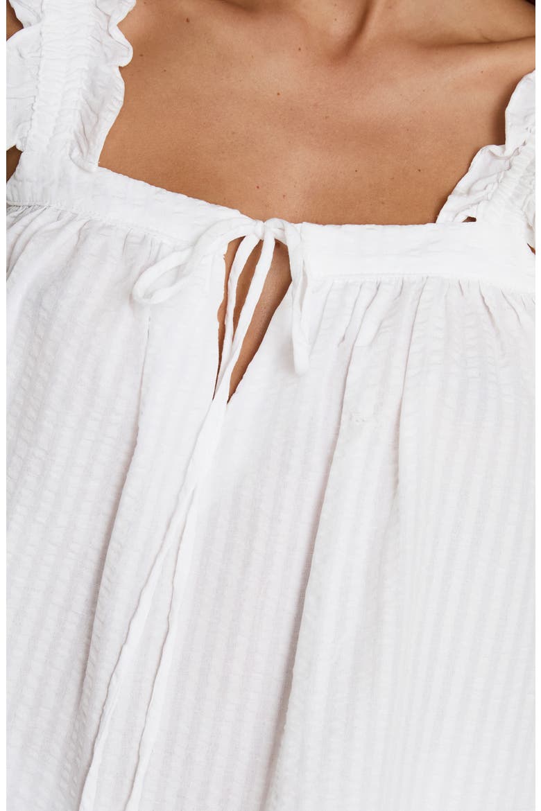 Santabelle Frill Strap Tank, Alternate, color, WHITE
