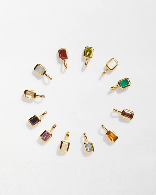 Edge Of Ember Deco Birthstone Necklace