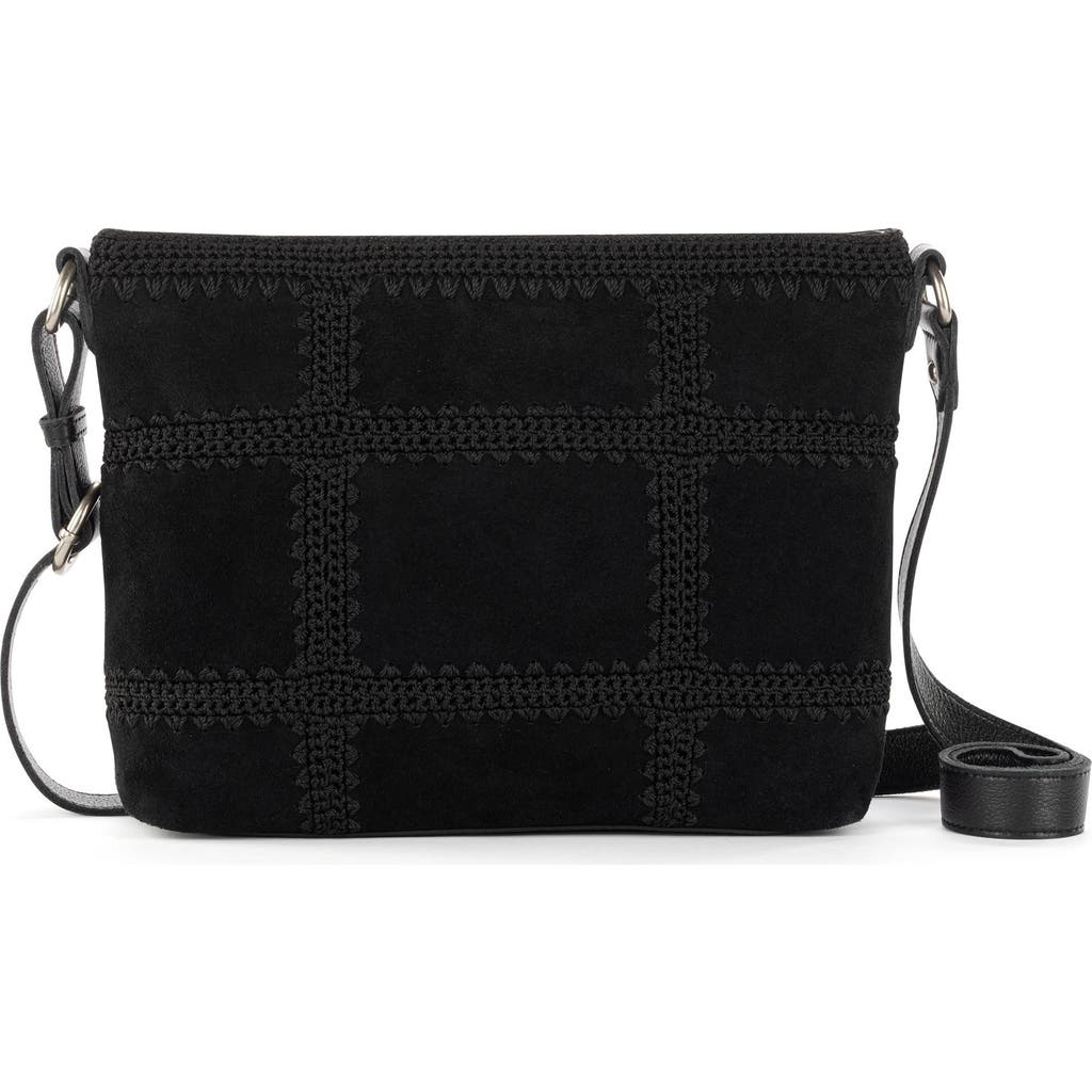 The Sak Melrose Crossbody Leather Bag In Black