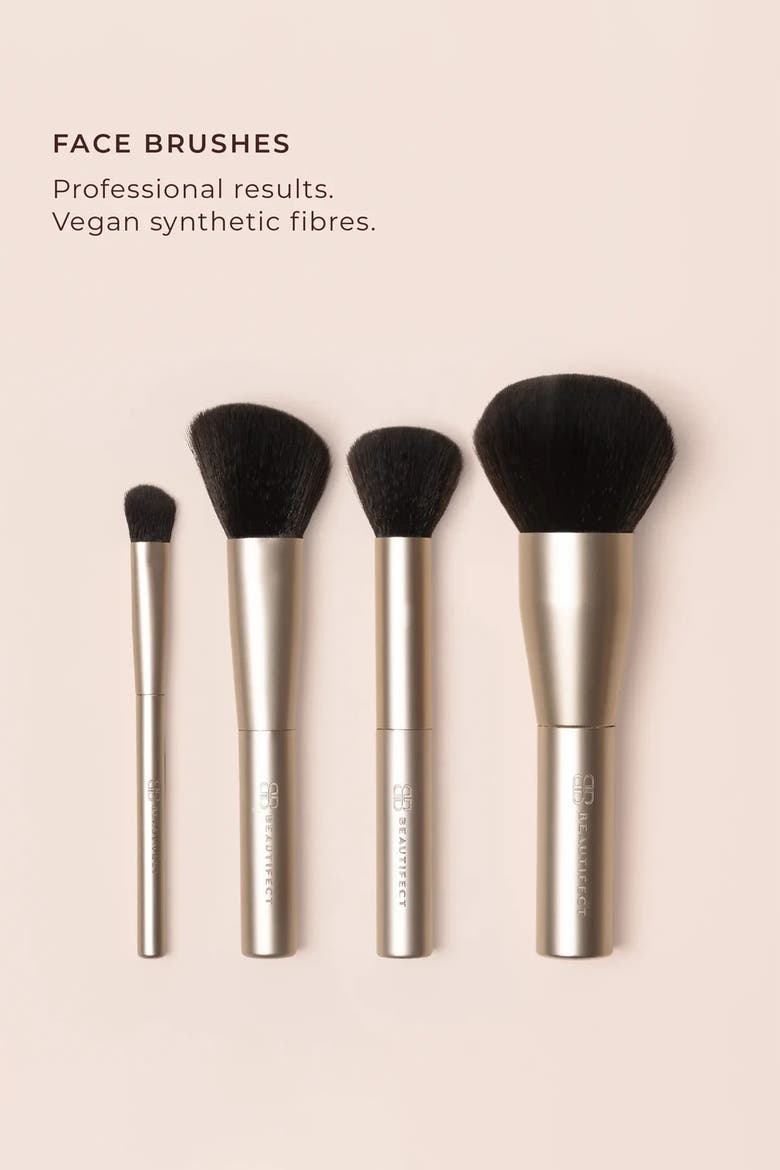 Professional Brush Collection, Alternate, color, Gold Finish