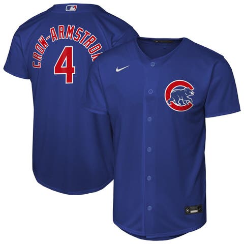 Youth Nike Pete Crow-Armstrong Rush Blue Chicago Cubs Alternate Replica Jersey