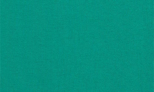 Madewell High Neck Cotton Tank In Verdant Green
