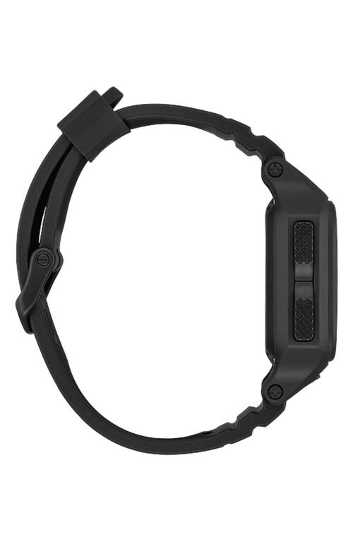 Nixon Regulus Mk-1 Digital Rubber Strap Watch, 44.5mm In All Black