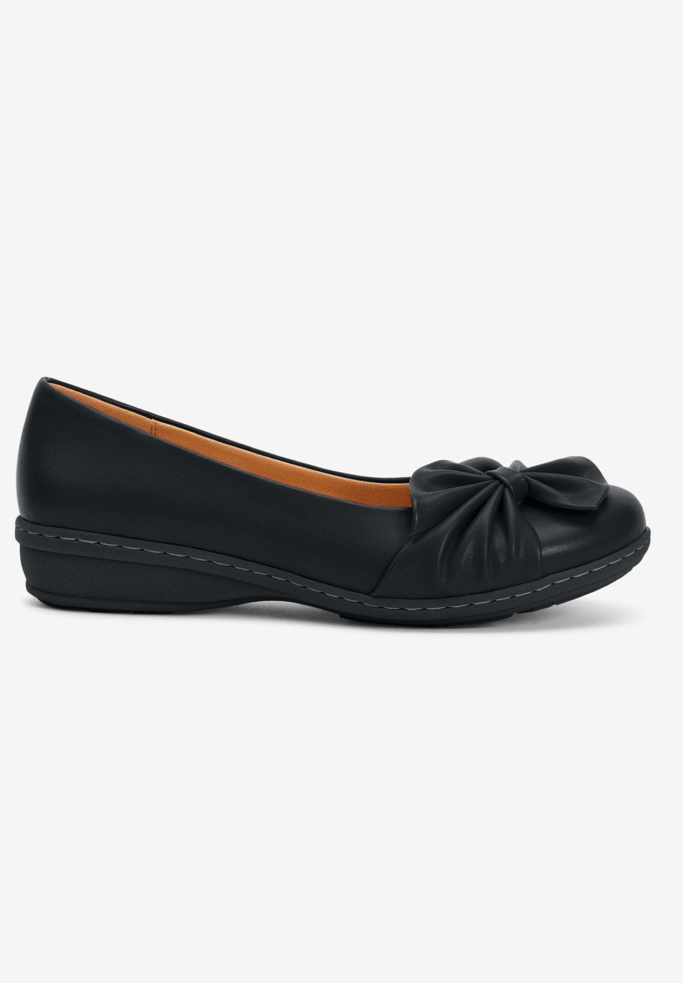 Comfortview The Pamela Slip On Flat, Alternate, color, Black