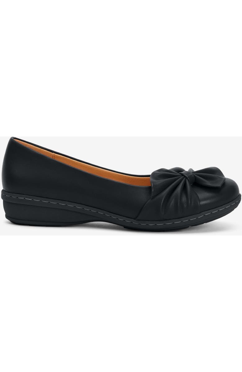 Comfortview The Pamela Slip On Flat, Alternate, color, Black