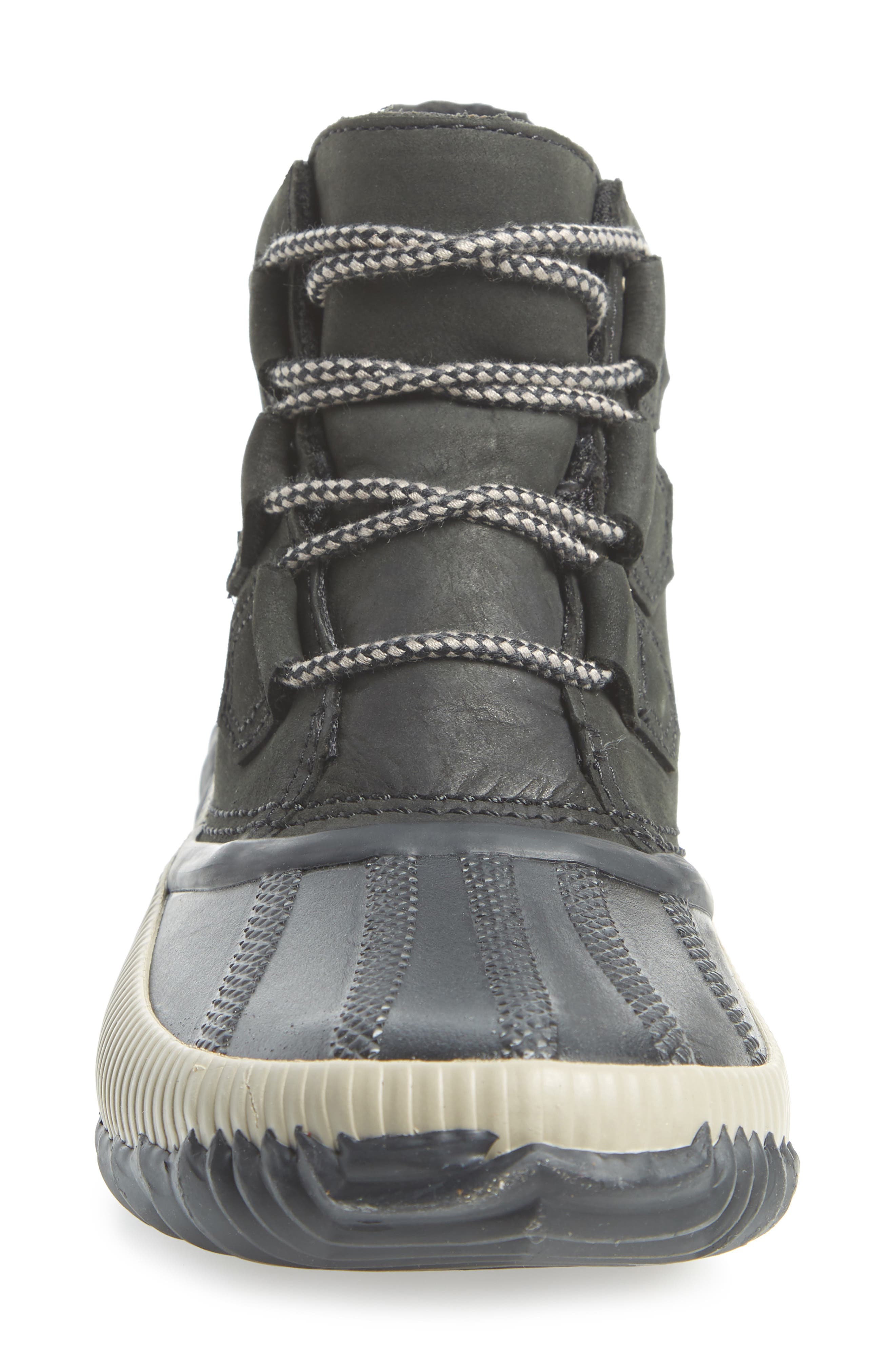 Out N About Plus Waterproof Bootie, Alternate, color, BLACK