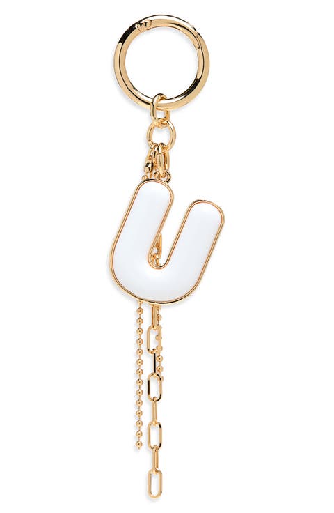Resin Initial Bag Charm