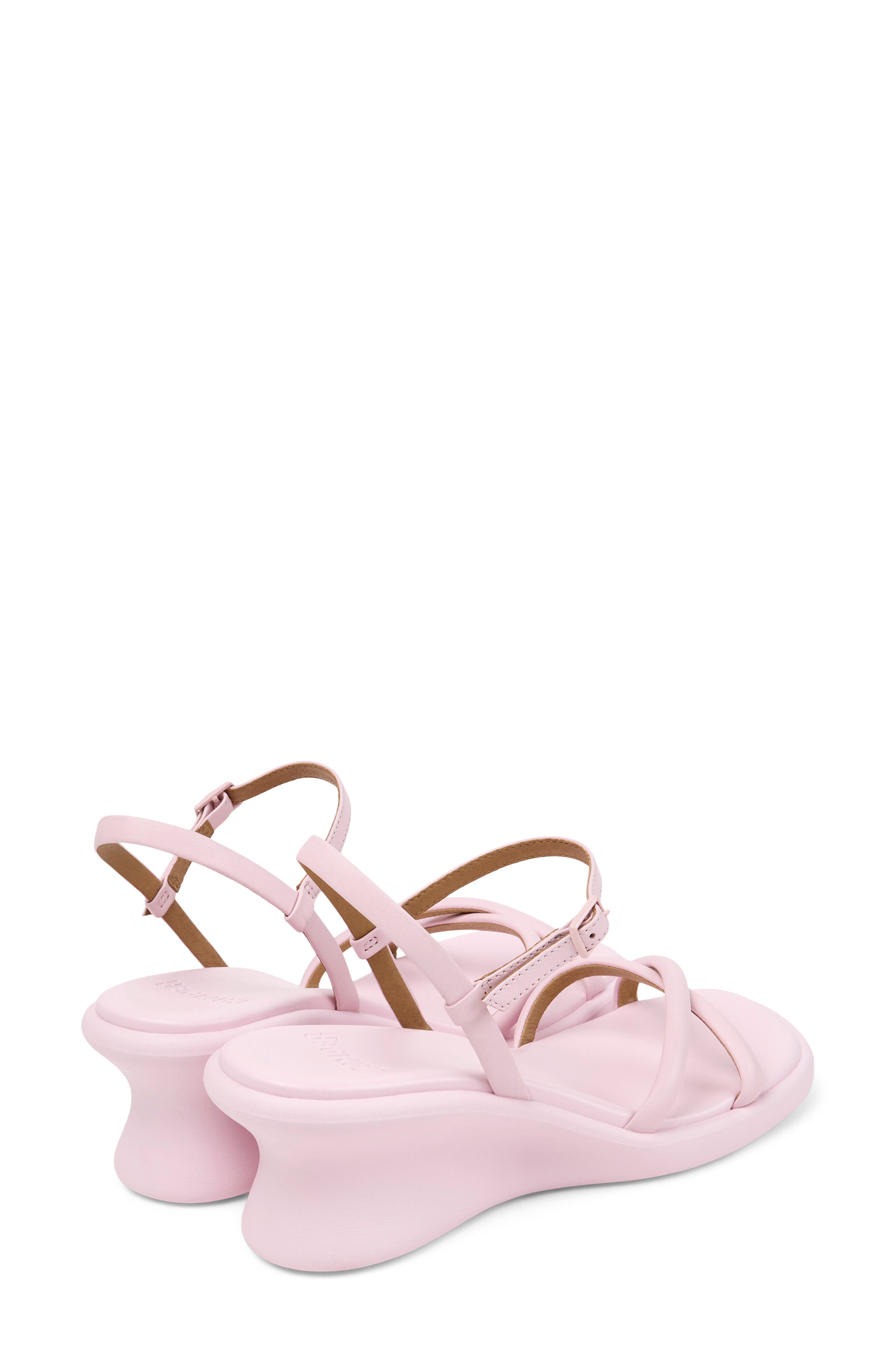 Camper Louise Wedge Sandal, Alternate, color, Light Pastel Pink