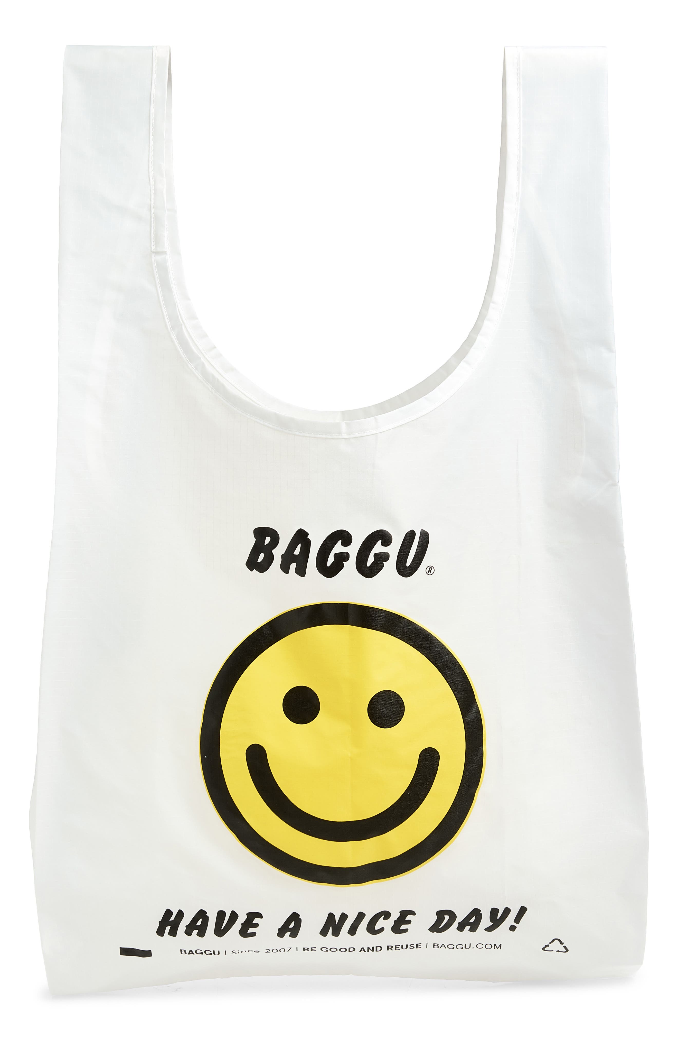 Standard Baggu Bag, Alternate, color, THANK YOU HAPPY