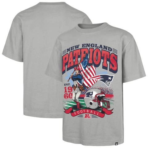 Men's '47  Gray New England Patriots Regional Foundation T-Shirt