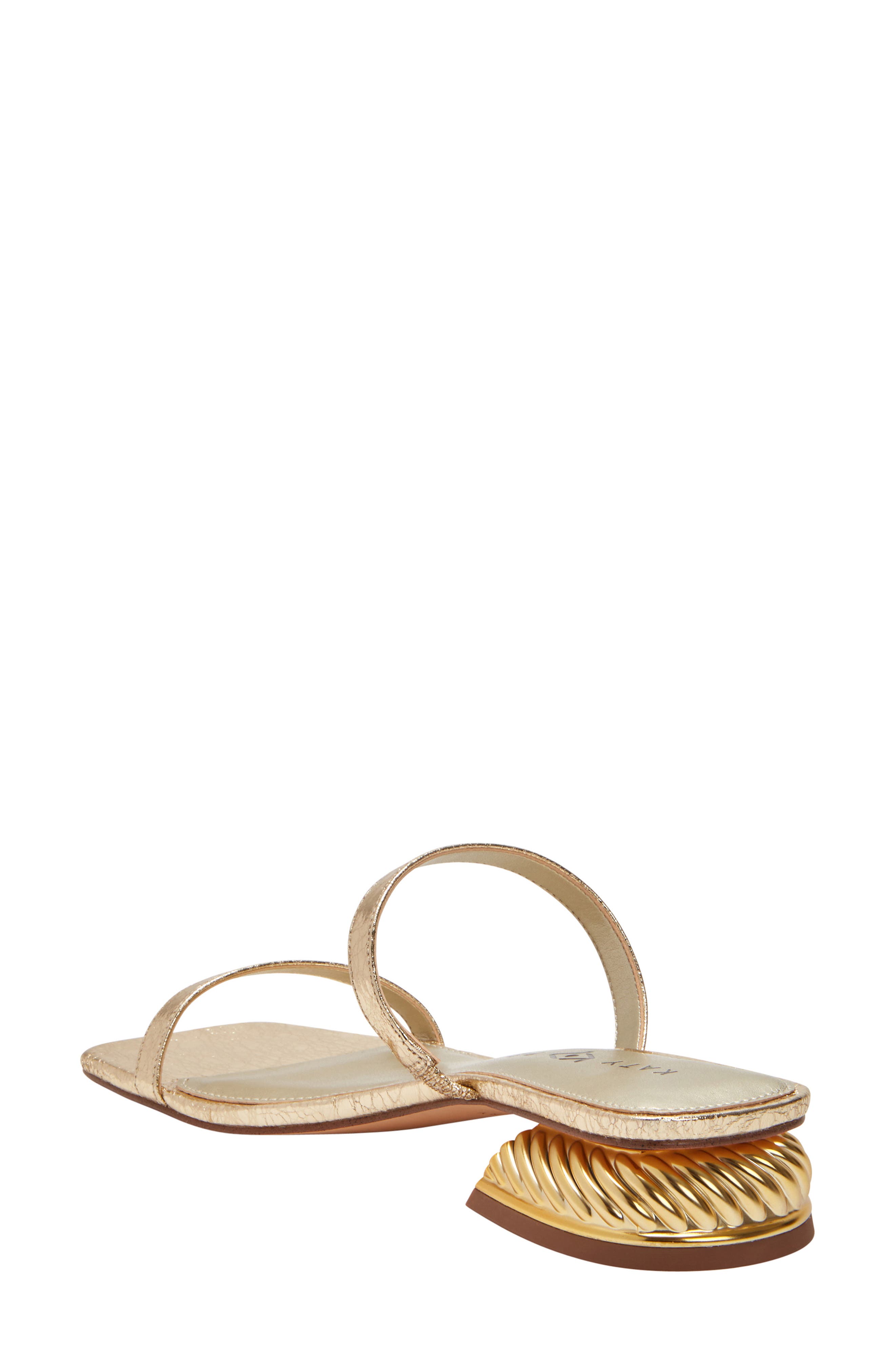 The Framing Slide Sandal, Alternate, color, GOLD