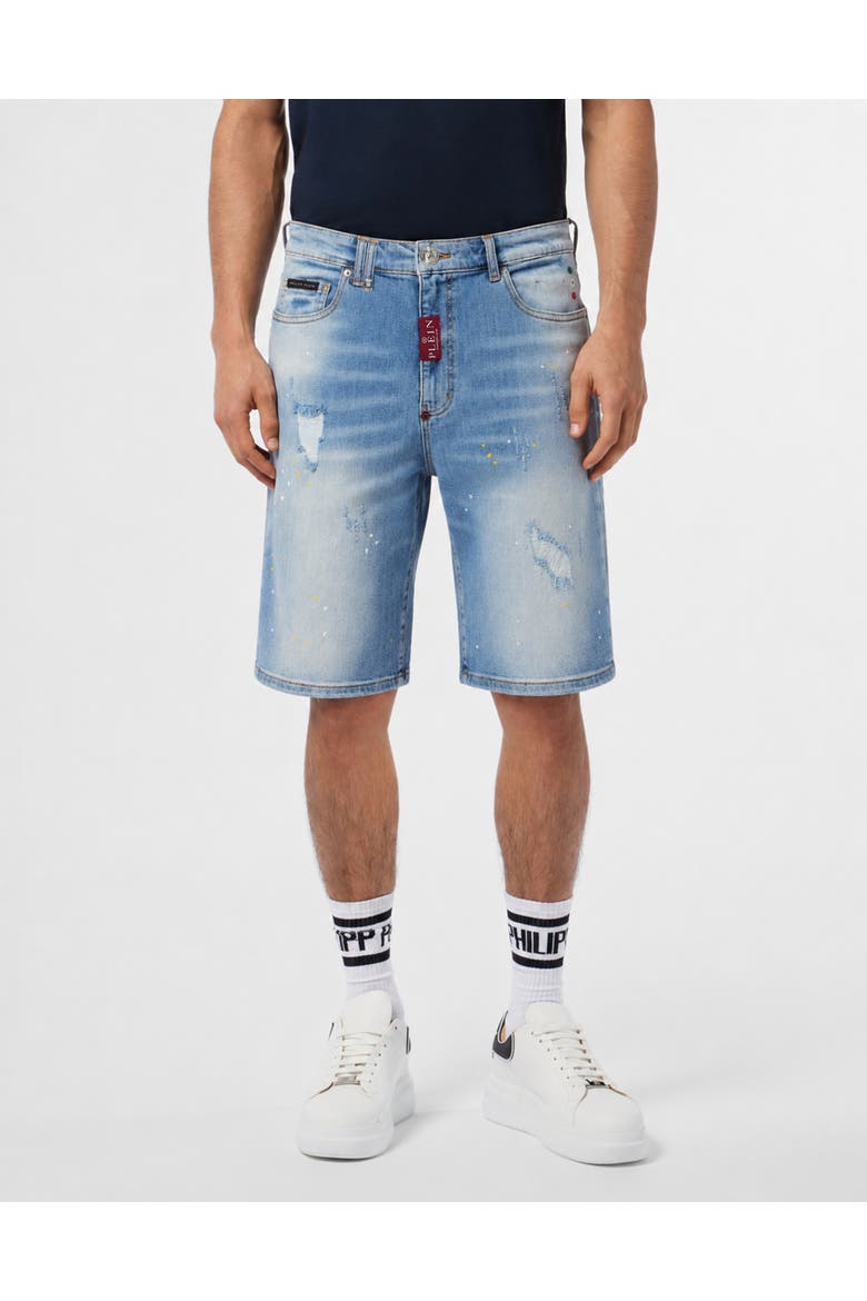 Denim Formentera Shorts Basic Men, Main, color, Strong Ocean