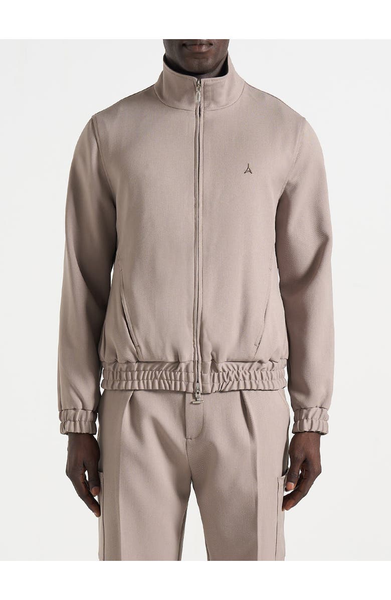 Manière De Voir Sullivan Reversible Eiffel Jacket, Alternate, color, Mushroom