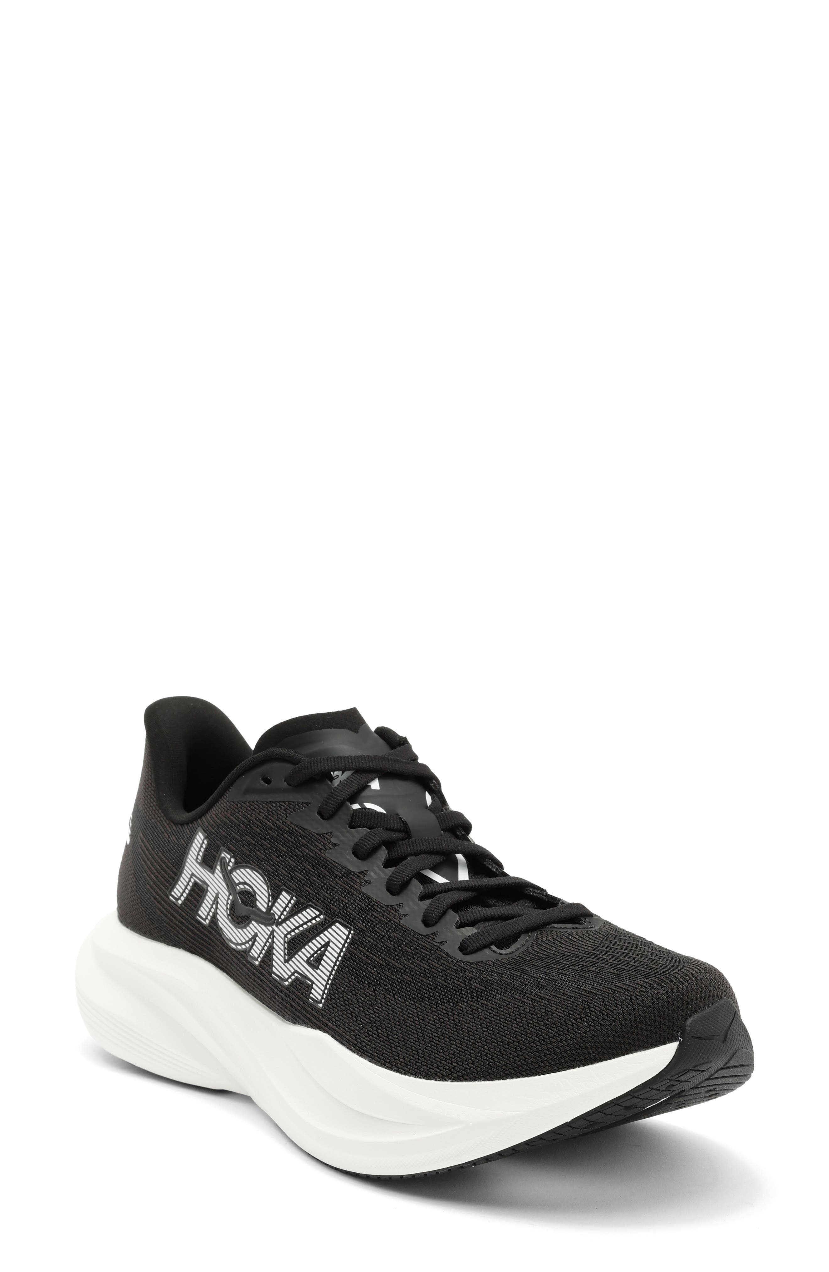 HOKA Mach 7 Running Shoe, Main, color, Black / White