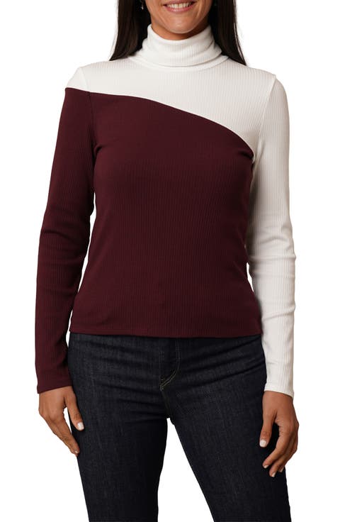 Colorblock Rib Knit Top