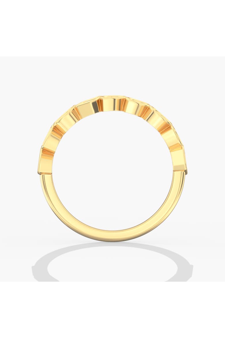 Multi Shape Bezel Lab Diamond Band in 14K, Alternate, color, Yellow Gold