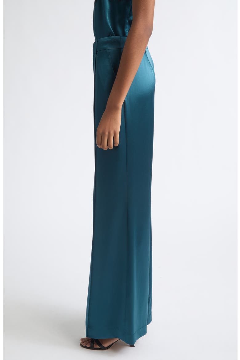 Jyn Wide Leg Pintuck Pants, Alternate, color, STORMWATER