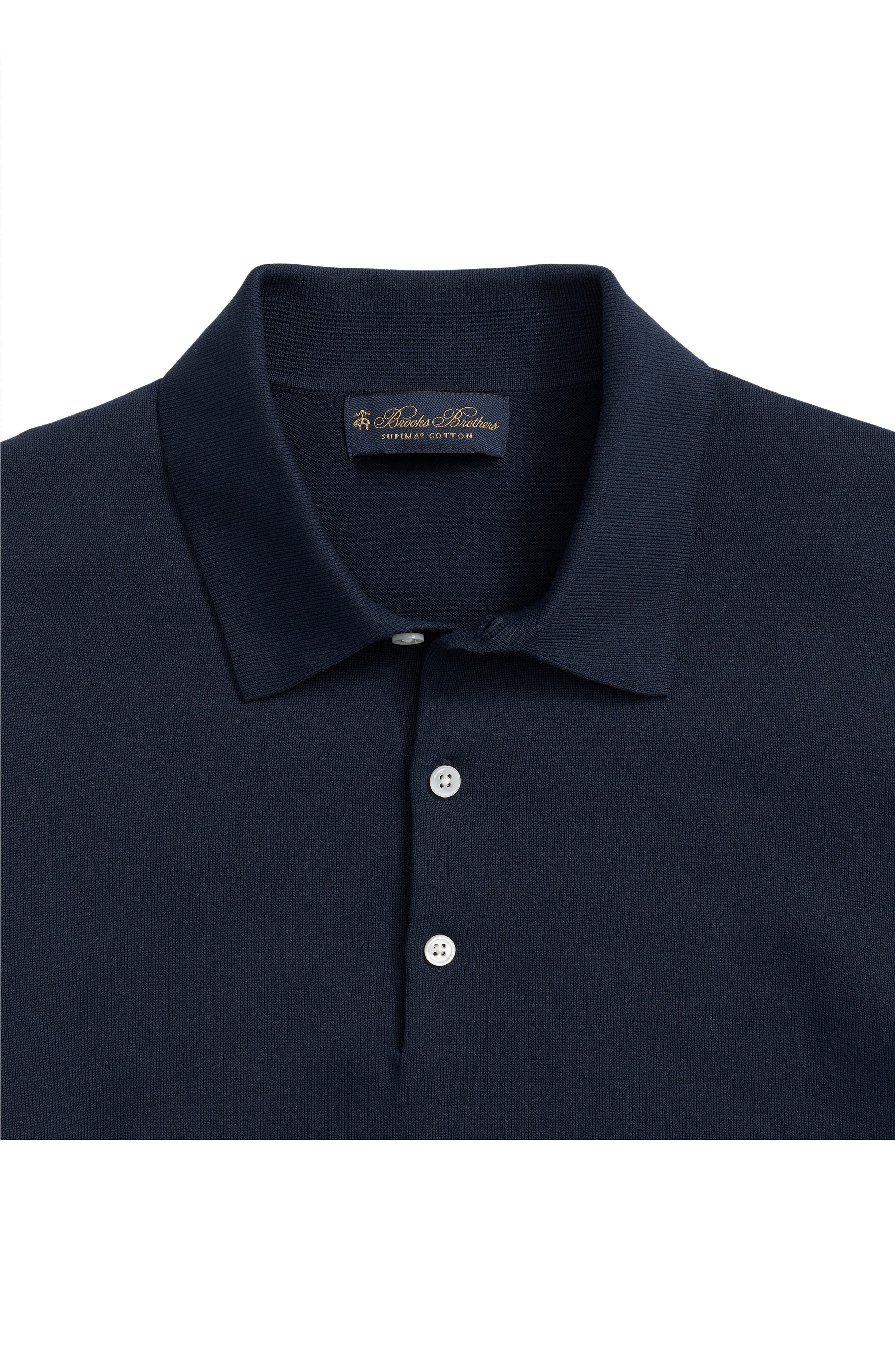 Supima Cotton Polo Sweater - image 4