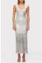 The Metallic Alba Fringe Gown