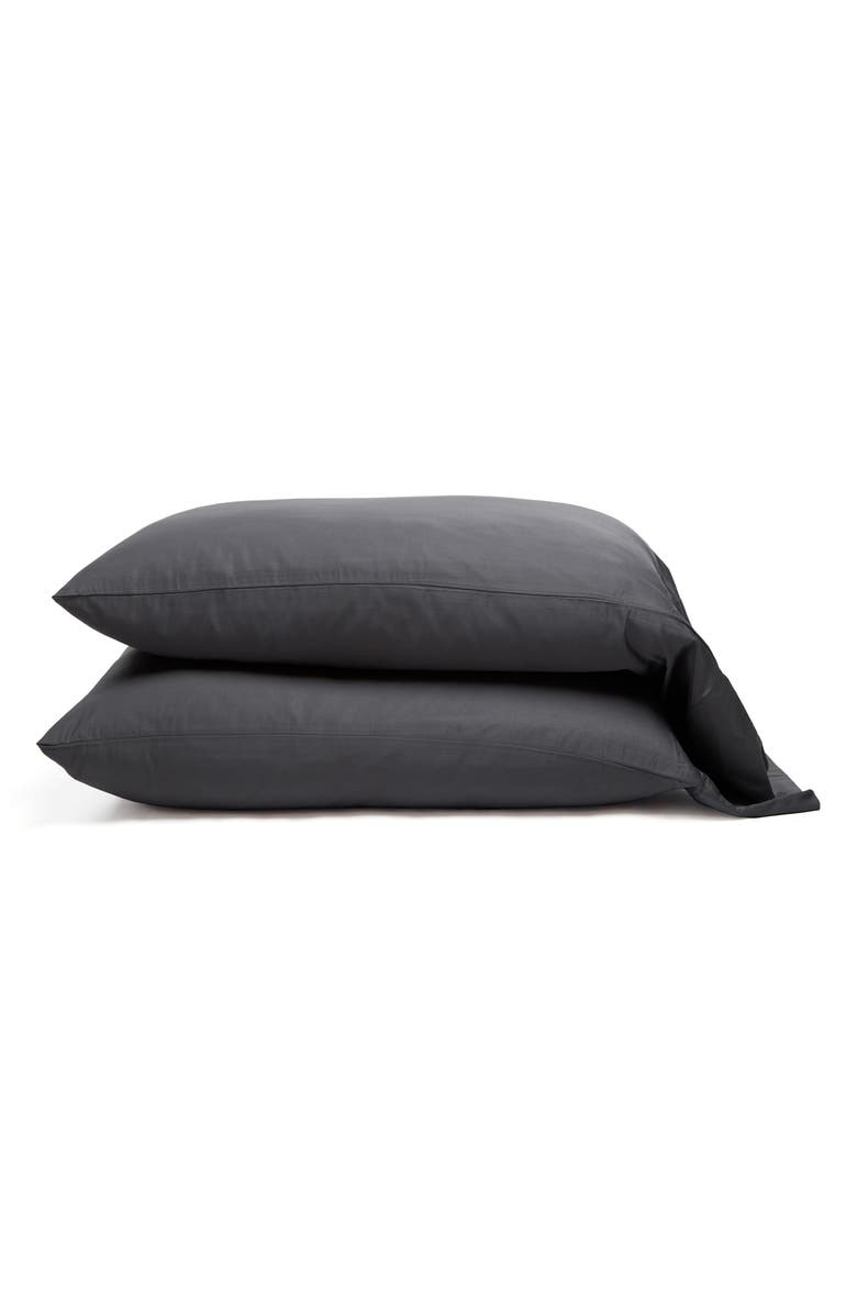 Pom Pom at Home Sateen Set of 2 Pillowcases, Main, color, Midnight