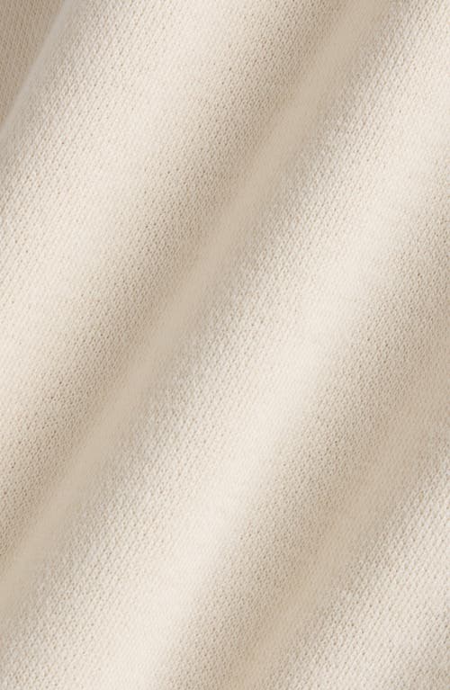 New Balance Coastal Fleece Oversize Crop Crewneck Sweatshirt In Neutral