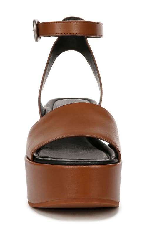 Vince Phillipa Platform Sandal In Sequoia Brown