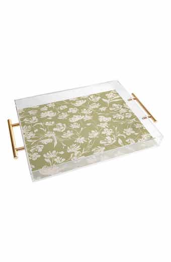Gabriela Fuente Martine Acrylic Serving Tray