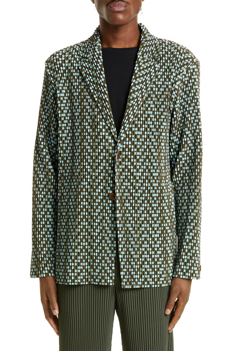 Homme Plissé Issey Miyake Cedar Pleated Sport Coat, Main, color, 