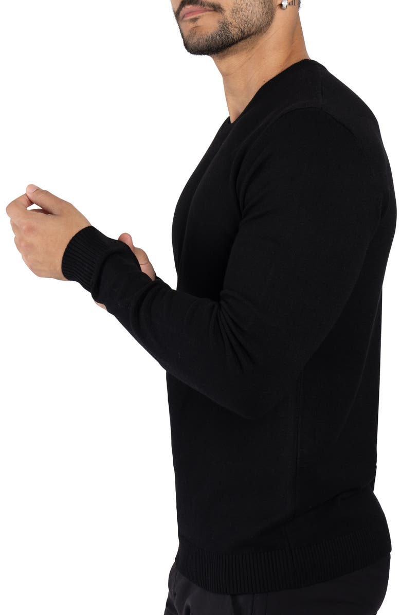 XRAY Crewneck Knit Sweater, Alternate, color, Black