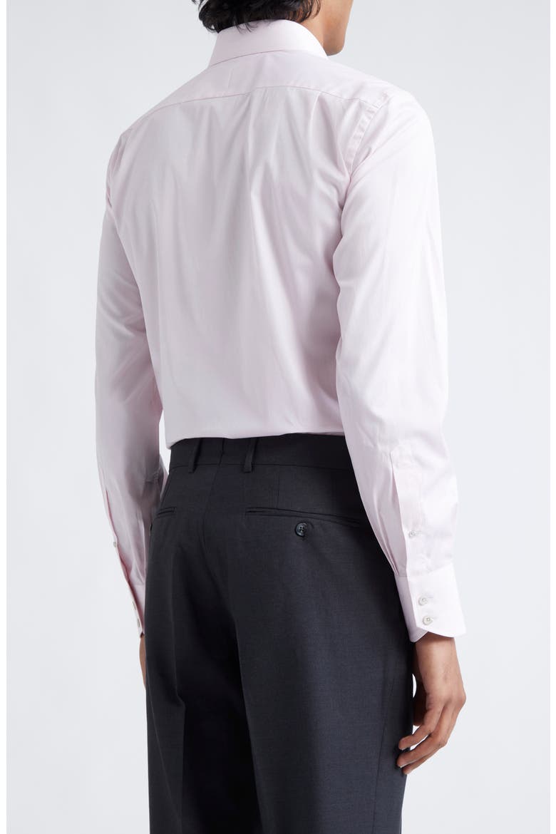 Classic Fit Solid Stretch Poplin Button-Up Shirt, Alternate, color, DP225 PINK