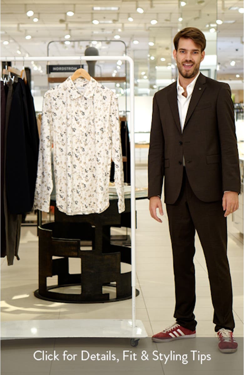 Floral Stretch Button-Up Shirt, sales video thumbnail