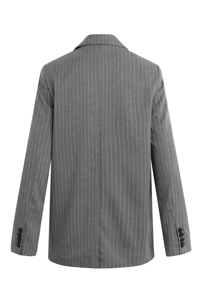 The Alexis Pinstripe Longline Blazer, Alternate, color, SHADOW PINSTRIPE