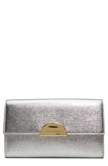 Luna Metallic Leather Crossbody Bag