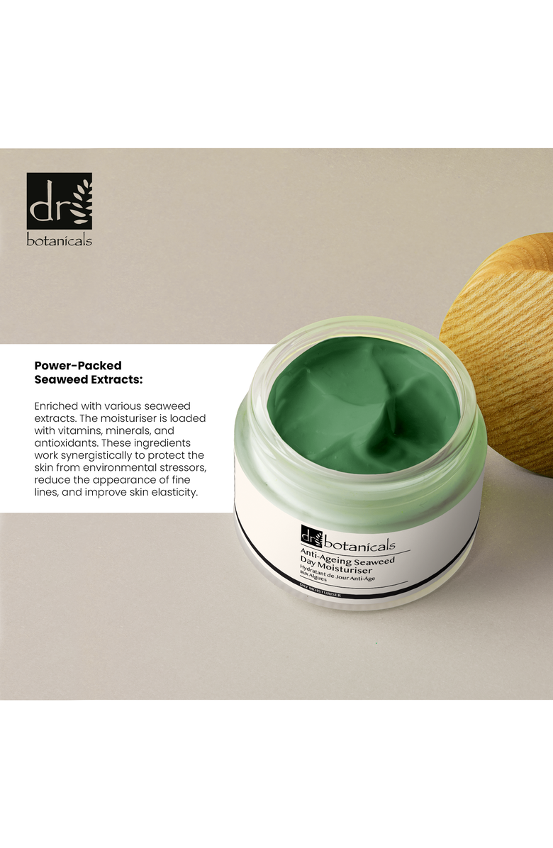 DR BOTANICALS Anti-Ageing Seaweed Day Moisturiser 50ml, Alternate, color, White