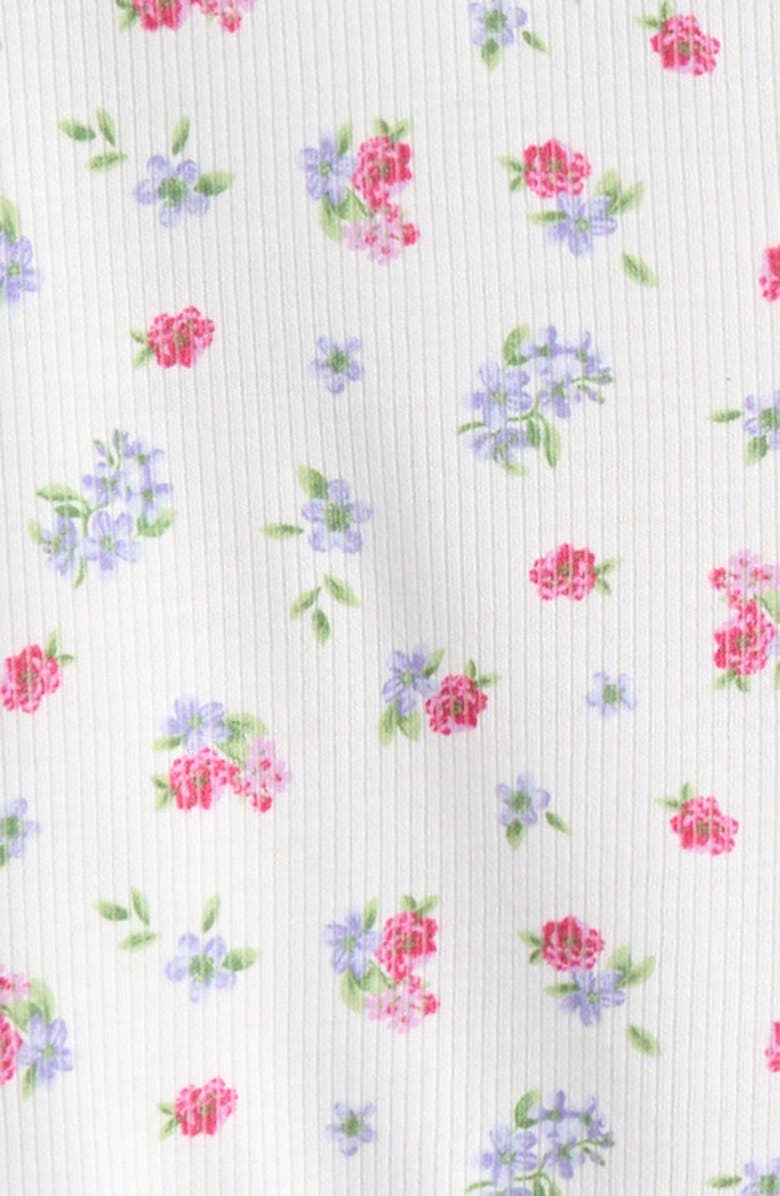 Ava & Yelly Kids' Ruffle Rib Camisole & Shorts Pajamas, Alternate, color, Multi