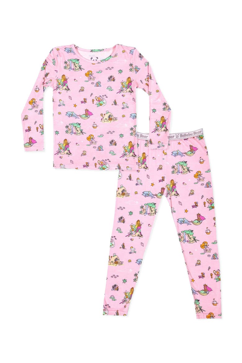 Kids' Mermaid Lagoon Set of 2 Piece Pajamas, Main, color, Mermaid Lagoon