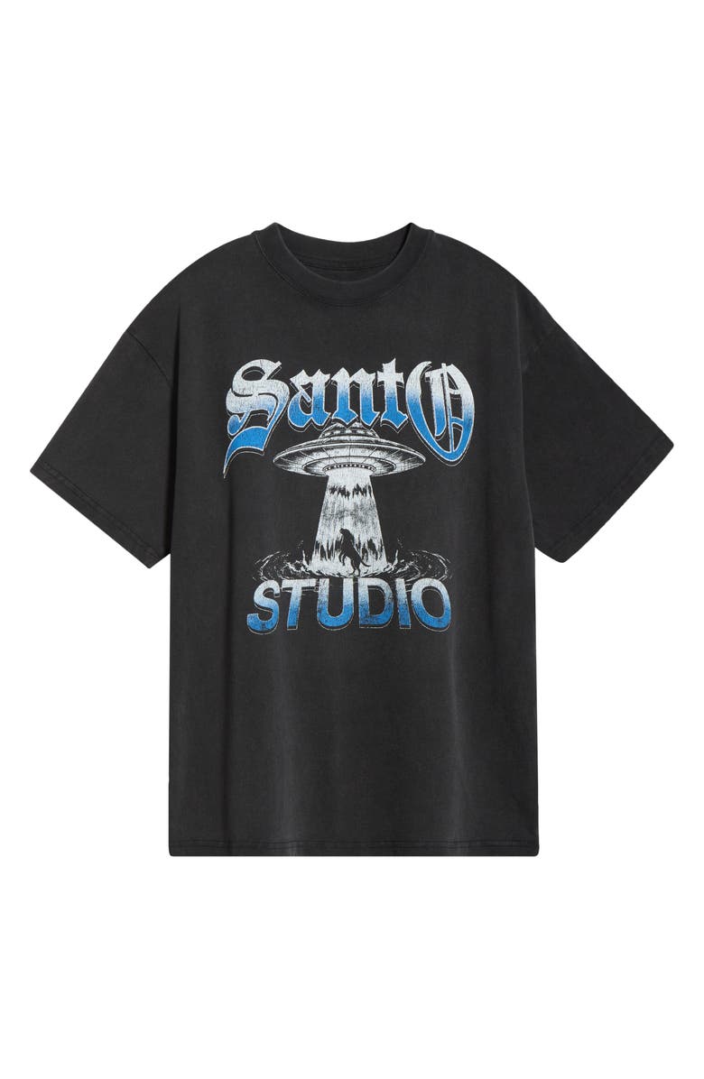 SANTO STUDIO The Hand Drappo Graphic T-Shirt, Main, color, Black
