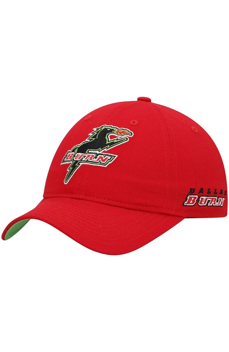 Mitchell & Ness Men's Mitchell & Ness Red Dallas Burn Adjustable Hat, Main, color, 