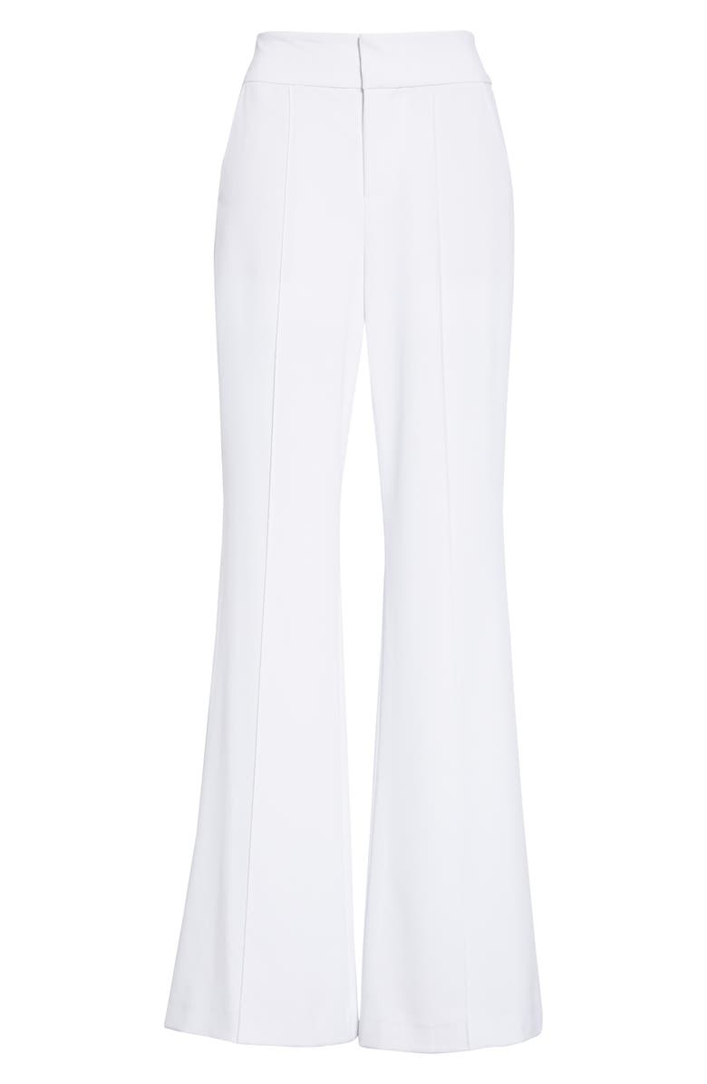 Alice + Olivia Dawn Center Seam Wide Leg Flared Pants, Alternate, color,