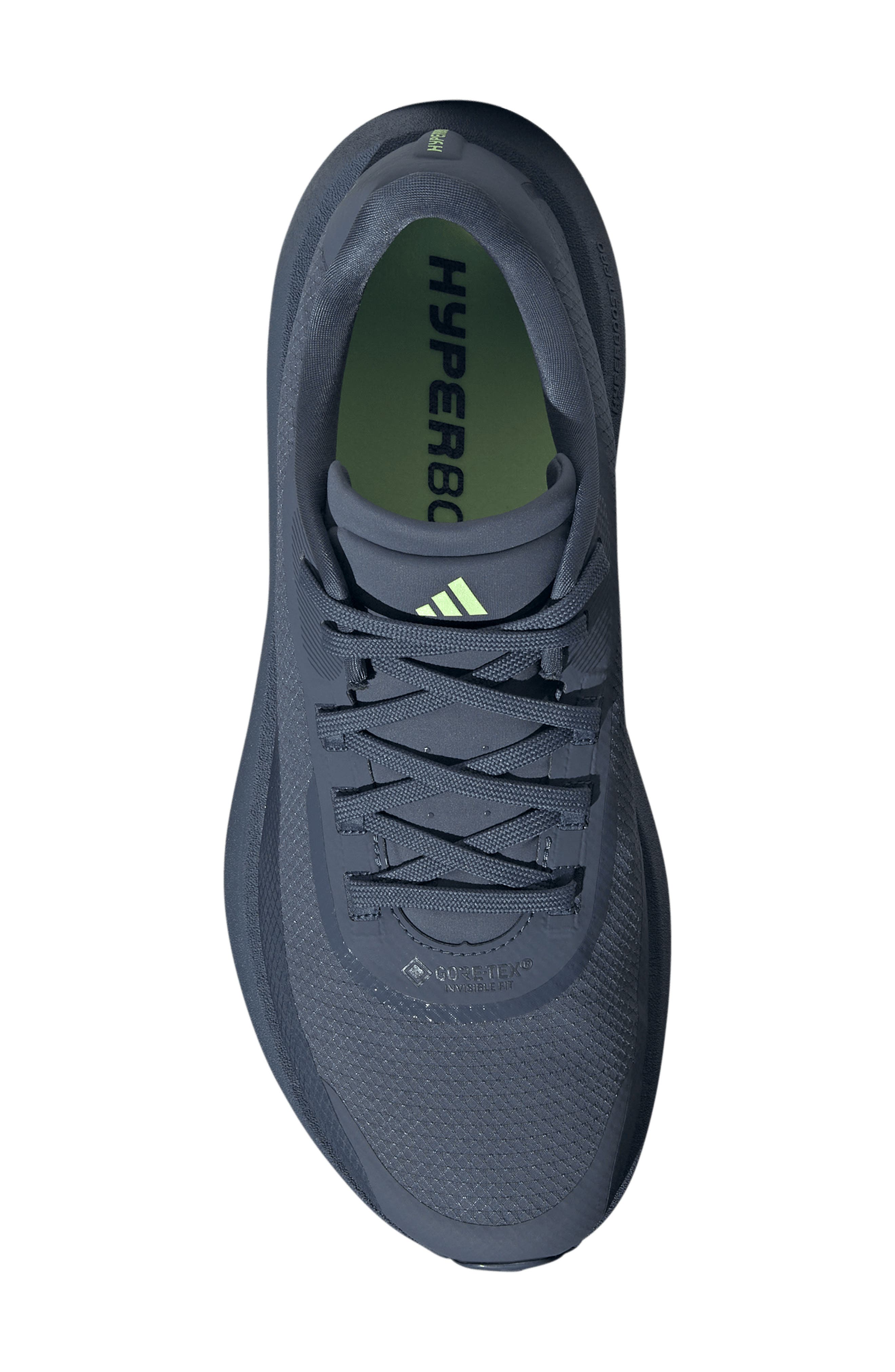 Hyperboost GTX Waterproof Running Shoe, Alternate, color, PRELOVED INK/ INK/ GREEN
