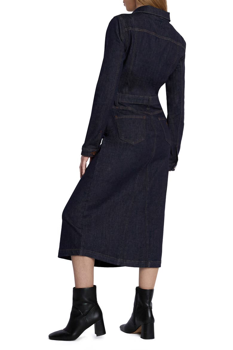 Piece Dyed Denim Dress, Alternate, color, RAW DENIM
