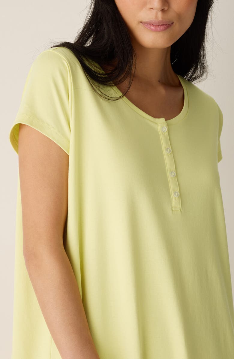 Eileen Fisher Henley Organic Cotton Dress, Alternate, color, 