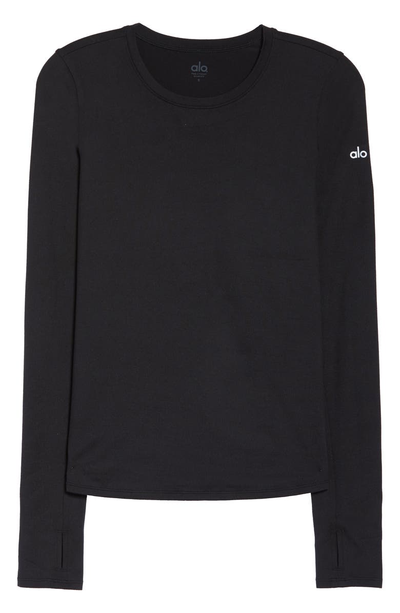 Alo Finesse Long Sleeve Top, Alternate, color, 